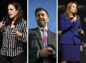 SNP leadership candidates Kate Forbes, Humza Yousaf and Ash Regan