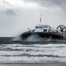 The 2007 hovercraft trial - 17 years on a new crossing could be on the cards (Pic: TSPL)