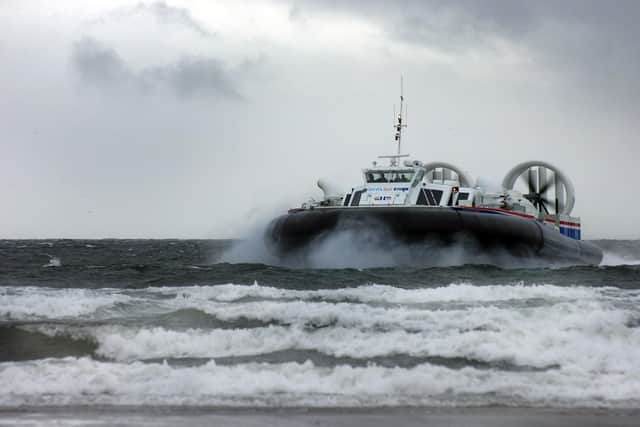 The 2007 hovercraft trial - 17 years on a new crossing could be on the cards (Pic: TSPL)