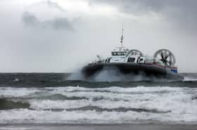 The 2007 hovercraft trial - 17 years on a new crossing could be on the cards (Pic: TSPL)