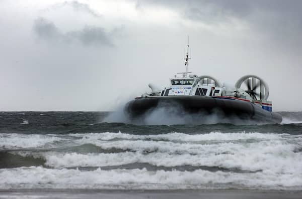 The 2007 hovercraft trial - 17 years on a new crossing could be on the cards (Pic: TSPL)