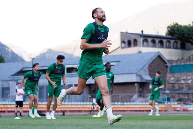 Martin Boyle is expected to be given a start as Hibs look to overturn a 2-1 deficit against Inter Club d'Escaldes.