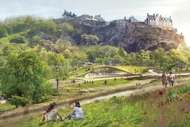 Controversy has flared over the proposed redevelopment of West Princes Street Gardens, which would see the existing Ross Bandstand replaced.