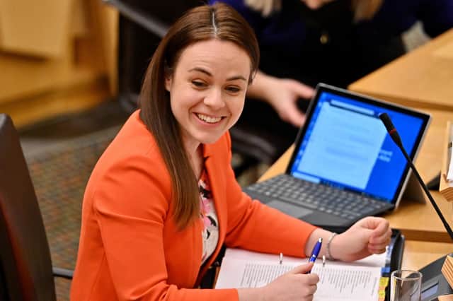 Only Finance Secretary Kate Forbes’ excuses could be described as ‘rich’ (Picture: Jeff J Mitchell/Getty Images)