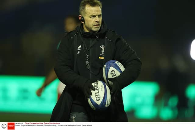 Harlequins coach Danny Wilson comes up against his old team Glasgow Warriors.