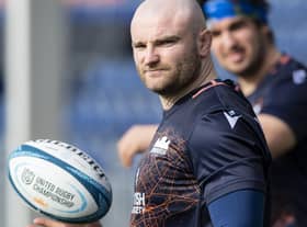 Dave Cherry was back in Edinburgh training this week after a frustrating Six Nations with Scotland. (Photo by Mark Scates / SNS Group)