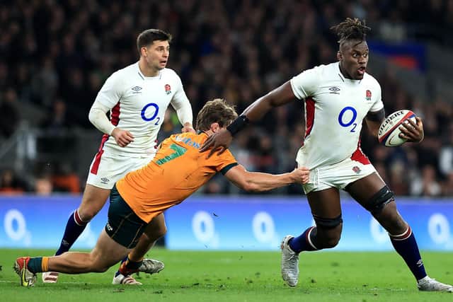 England lock Maro Itoje has also been nominated for world player of the year. (Photo by David Rogers/Getty Images)