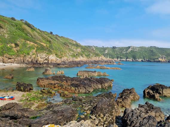 One of the bays close to Fermain Valley Hotel. Pic: Kirsty Masterman/PA.
