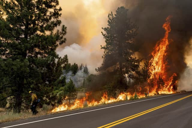 Parts of the western US and Canada are bracing themselves for a further deadly heatwave as massive wildfires, which have already burned about 1,553 square miles of land, continue to ravage the area