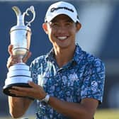 Collin Morikawa will be defending the Claret Jug in the 150th Open after his win at Royal St George's in July. Picture: Glyn Kirk/AFP via Getty Images.