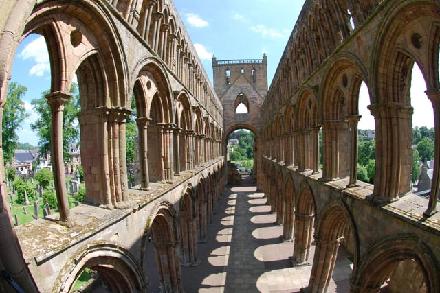 The Scottish Borders are home to a number of magnificent and atmospheric ruined abbeys which were all founded in the 12th Century. The best known four are Jedburgh (pictured), Melrose, Kelso and Dryburgh Abbey. A very happy day can be spent touring them, taking striking pictures of the ruins.