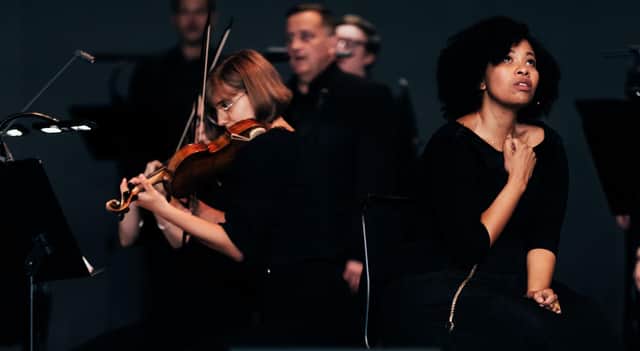 Golda Schultz, right, in Dido's Ghost.
