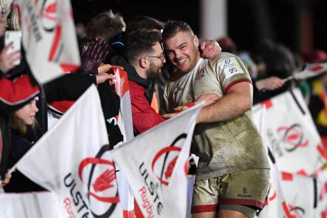 Uncapped Ulster prop Eric O’Sullivan has been named among the replacements and could make his international debut against Scotland. Picture: Alex Davidson/Getty Images