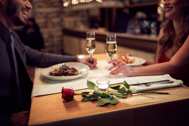 Couple have romantic evening in restaurant Pic: Mojzes Igor/Adobe