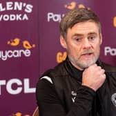 Motherwell manager Graham Alexander admits to being "glad" he isn't making the decisions over covid crowd restrictions that are causing such consternation in Scottish football circles. (Photo by Mark Scates / SNS Group)