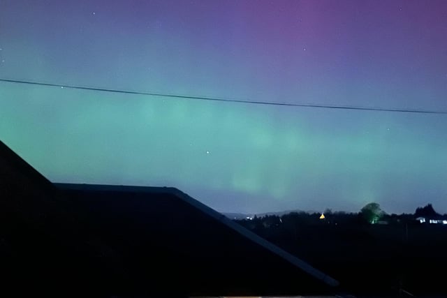The Northern Lights were visible across the UK last night