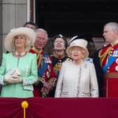 No Harry, Meghan and Andrew at Trooping of the Colour balcony appearance.
Queen Elizabeth was joined by the trio at her official birthday flypast in 2019.