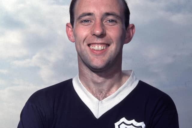 Jim McLean as a player at Dundee in 1967 - he later coached the Dens Park club before being offered the post of Dundee United manager