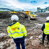 The next phase of Western Harbour with two development sites being prepared for more than 500 homes. Picture: Peter Devlin