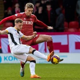 Angus MacDonald has been a key player for Aberdeen since joining in the summer.  (Photo by Ross Parker / SNS Group)
