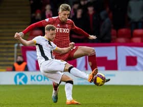 Angus MacDonald has been a key player for Aberdeen since joining in the summer.  (Photo by Ross Parker / SNS Group)