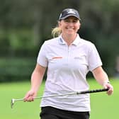Gemma Dryburgh's advice from long-time coach Lawrence Farmer has helped her become a LPGA winner and a Solheim Cup player. Picture: Julio Aguilar/Getty Images.
