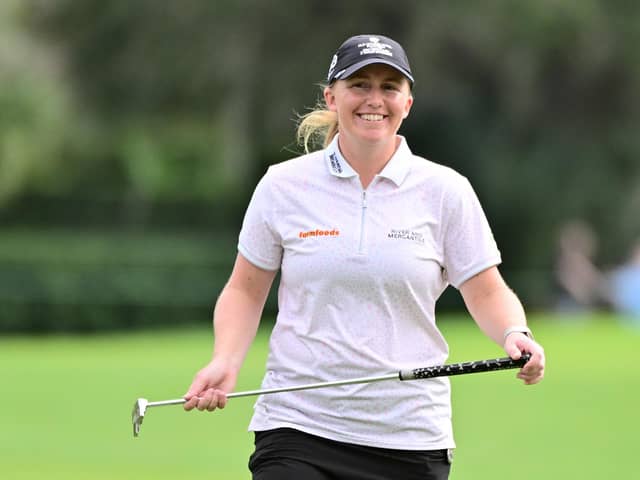 Gemma Dryburgh's advice from long-time coach Lawrence Farmer has helped her become a LPGA winner and a Solheim Cup player. Picture: Julio Aguilar/Getty Images.