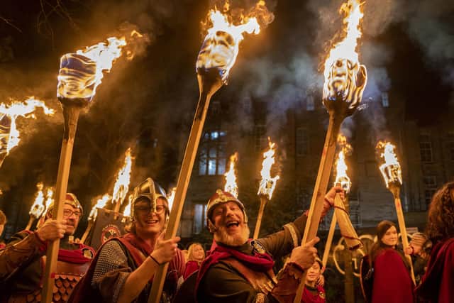 A torchlight procession traditionally marks the launch of Edinburgh’s Hogmanay celebrations.