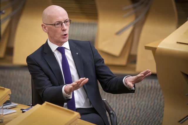 The  Deputy First Minister of Scotland has apologised after the apparent breach.