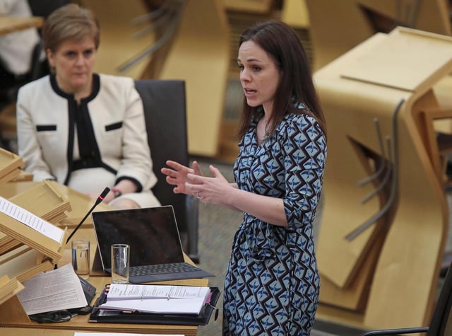 Finance secretary Kate Forbes