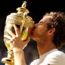 Andy Murray kisses the Wimbledon trophy following victory in the men's singles final in 2016 (Picture: Julian Finney/Getty Images)