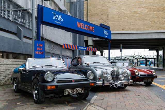 Thistles welcomes Stirling and District Car Club to open refurbished car park