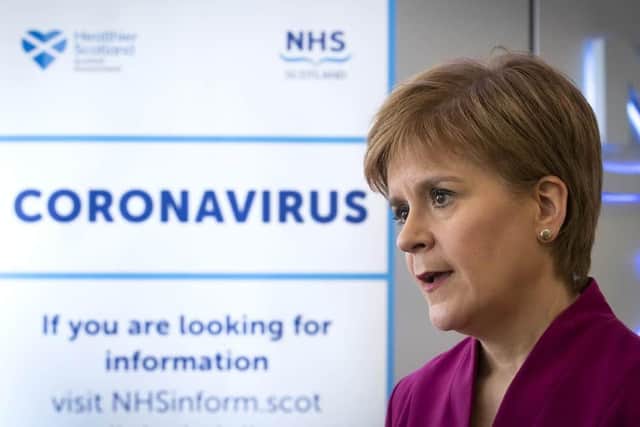 Nicola Sturgeon. Picture: Jane Barlow/pool/Getty Images