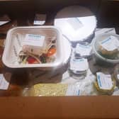 The Hickory meal on delivery.
