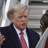 Donald Trump has landed in Scotland