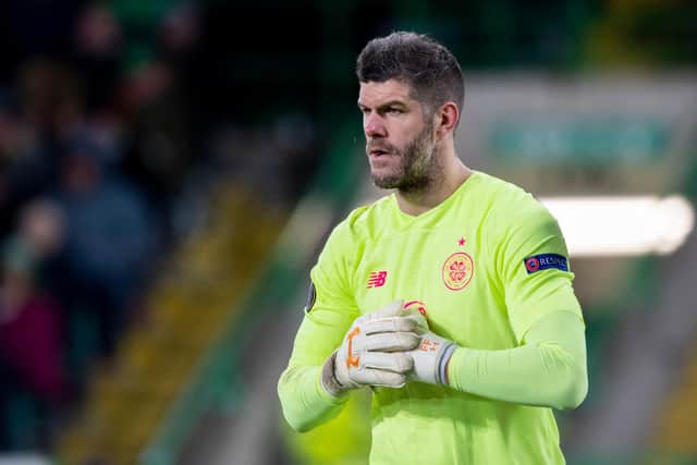 Celtic goalkeeper Fraser Forster. Picture: SNS