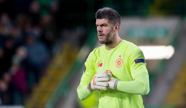 Celtic goalkeeper Fraser Forster. Picture: SNS