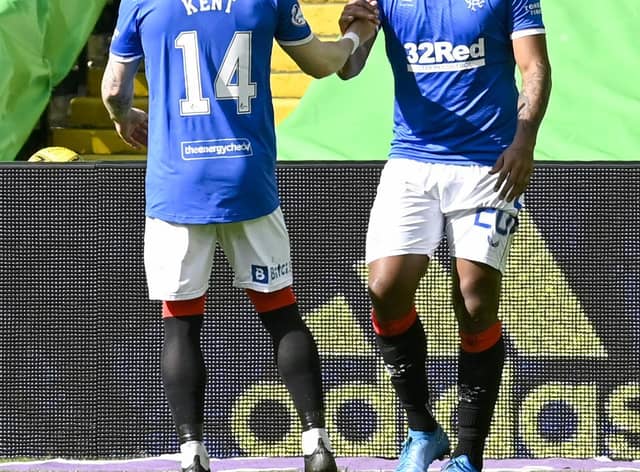 Rangers duo Alfredo Morelos and Ryan Kent are in the final year of their contracts. (Photo by Rob Casey / SNS Group)