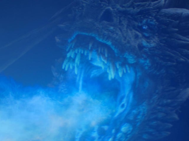 Tessarion The Blue Queen is a deep cobalt and copper dragon who breathes blue flame. She is said to be a young dragon, who is ridden by Prince Daeron Targaryen, King Viserys and Alicent Hightower’s youngest son.