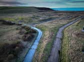 An aerial view of the former Woodhouse Colliery site where West Cumbria Mining (WCM) have been given approval to once again extract coal. Picture: Christopher Furlong/Getty Images