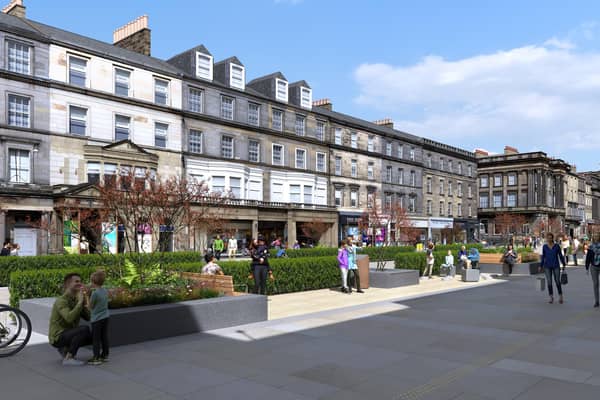 George Street seating area