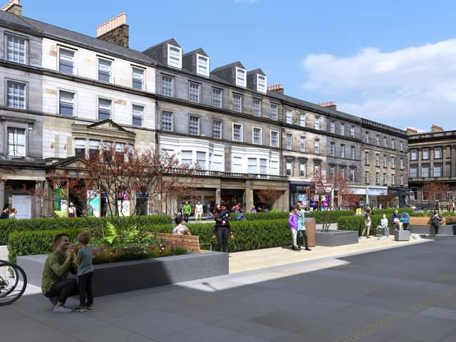 George Street seating area