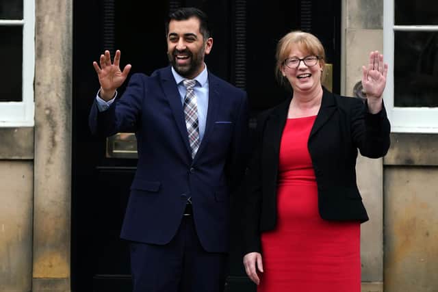 First Minister Humza Yousaf and Deputy First Minister Shona Robison. Picture: Andrew Milligan/PA