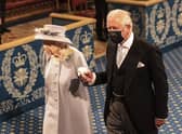 Picture from 11/05/21 of Queen Elizabeth II accompanied by the Prince of Wales, before delivering her speech during the State Opening of Parliament in the House of Lords at the Palace of Westminster in London. The Queen will miss the State Opening of Parliament for the first time in nearly 60 years, with the Prince of Wales reading the Queen's Speech for the first time.