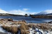 This photograph of Loch Ossian in winter, taken in 2024 by John Swinney, features on the First Minister's 2025 Christmas cards (Picture: John Swinney/Scottish Government/PA)