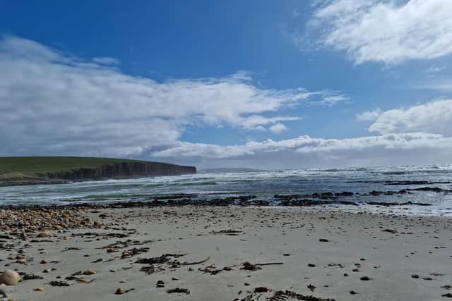 Scapa Beach, one of Orkney's many beautiful beaches. Pic: R Erskine