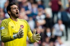 Hearts' Craig Gordon is the only keeper selected by Steve Clarke for Scotland's triple header with any cap experience, the 38-year-old guaranteed to be no.1 more than 17 years after his first senior outing for his country. Photo by Ross Parker / SNS Group)
