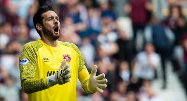 Hearts' Craig Gordon is the only keeper selected by Steve Clarke for Scotland's triple header with any cap experience, the 38-year-old guaranteed to be no.1 more than 17 years after his first senior outing for his country. Photo by Ross Parker / SNS Group)