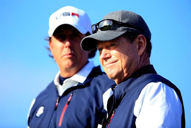 Phil Mickelson was highly critical of captain Tom Watson during the 2014 Ryder Cup at Gleneagles. Picture: Harry How/Getty Images