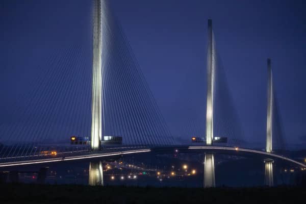 The Queensferry Crossing was closed for four hours last Friday because of the risk of falling ice. Picture:  Katielee Arrowsmith/SWNS